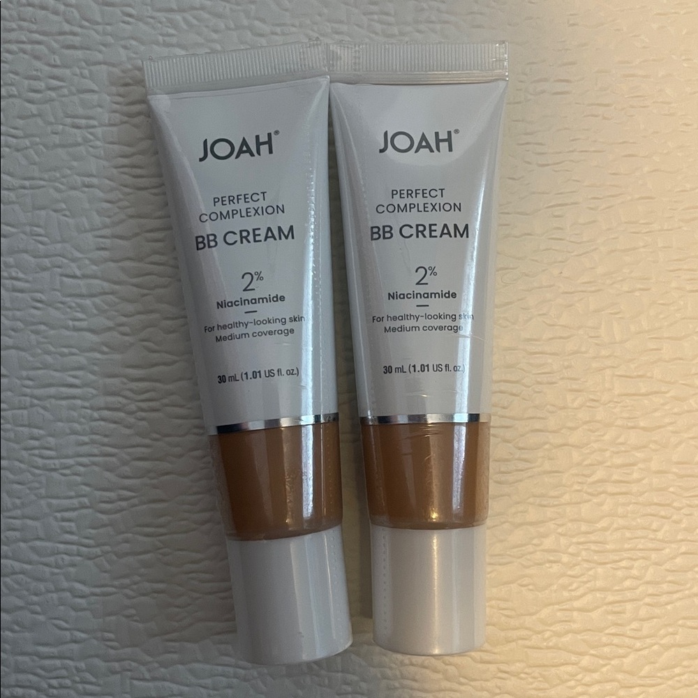 JOAH Beauty Perfect Complexion BB Cream Tan with Warm Undertones 2 Pack NEW